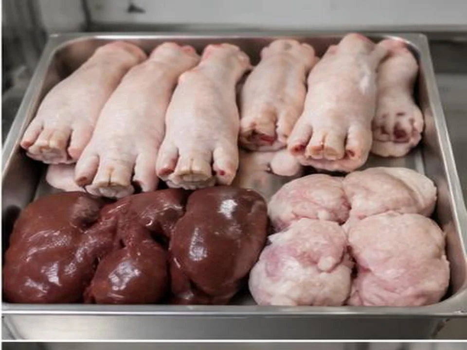 Pés e Miudezas de Porco produto por grosso
