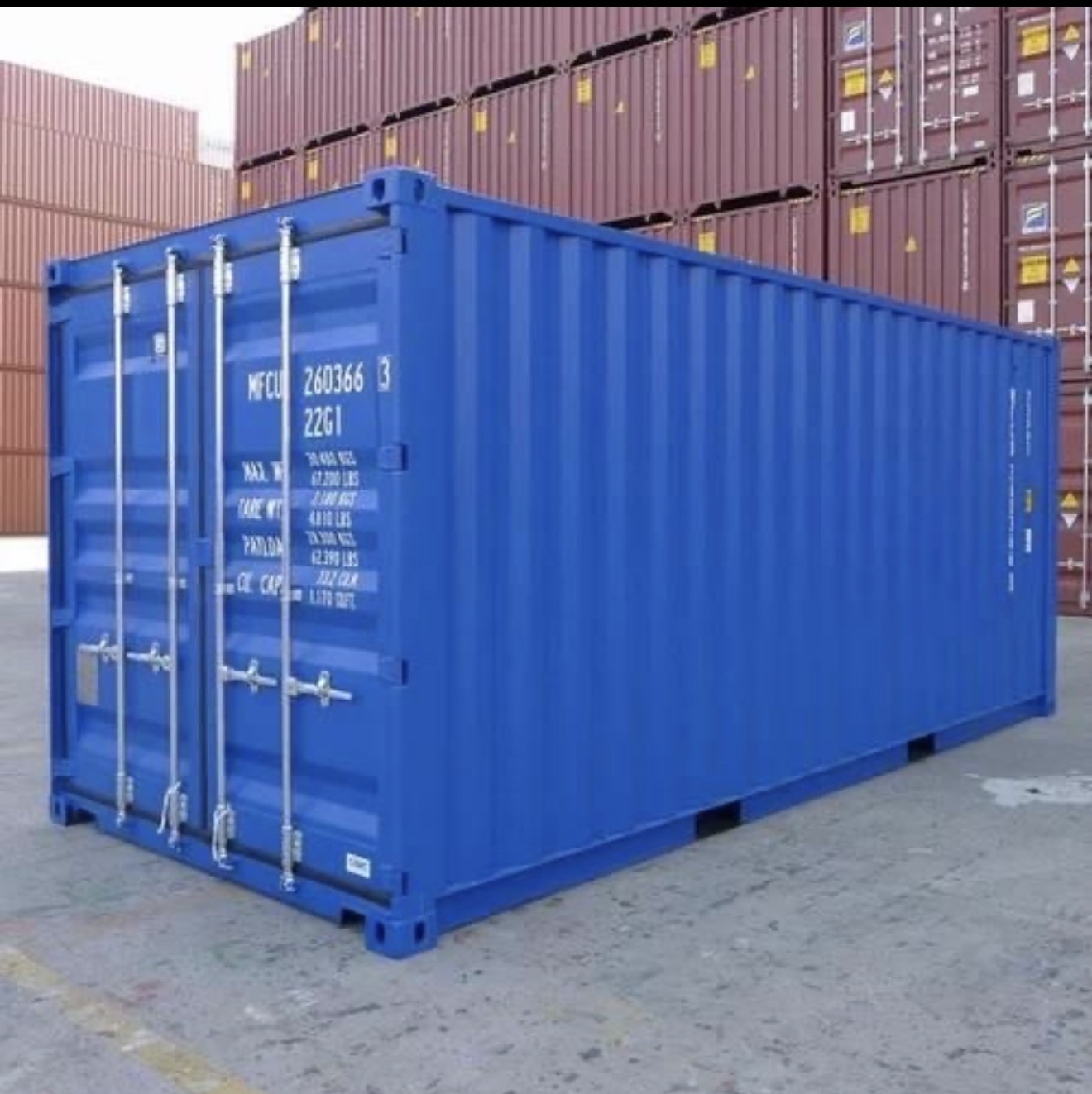 Contentor Seco Standard de 20 pés produto por grosso